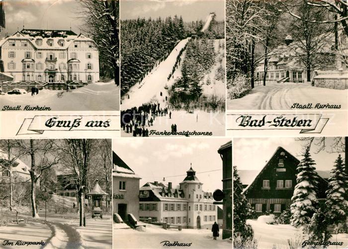 Ak Ansichtskarte Bad Steben Kurheim Frankenwaldschanze