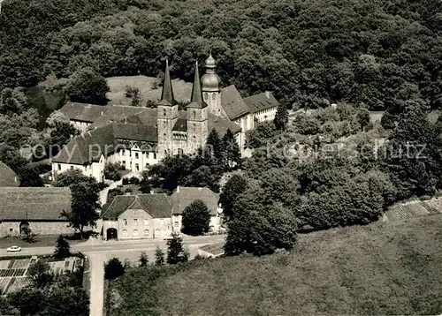 AK / Ansichtskarte Marienmuenster Klosterkrug der ehemaligen Abtei Fliegeraufnahme Kat. Marienmuenster