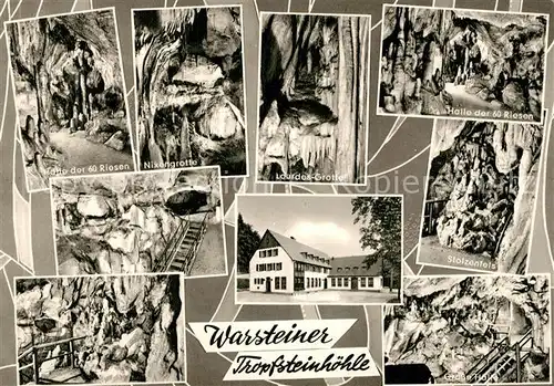 AK / Ansichtskarte Warstein Warsteiner Tropfsteinhoehle Waldhotel Kat. Warstein