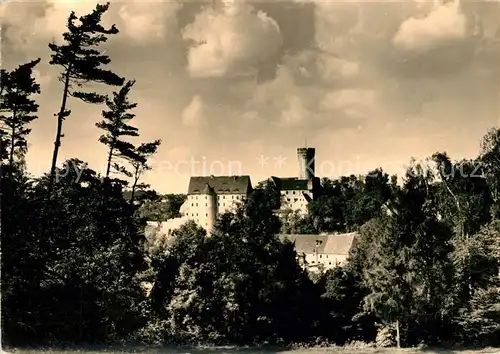 AK / Ansichtskarte Gnandstein Blick zur Burg Kat. Kohren Sahlis