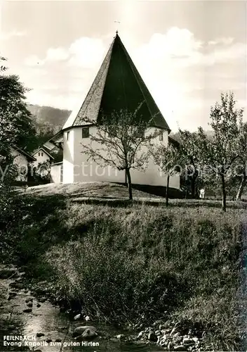 AK / Ansichtskarte Feilnbach Evangelische Kapelle zum guten Hirten Bachlauf Kat. Bayrischzell