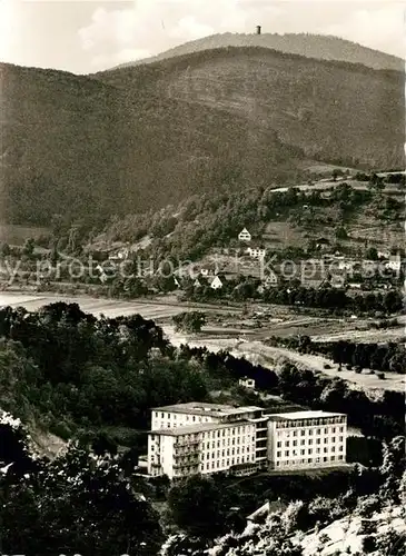 AK / Ansichtskarte Rotenburg Fulda Krankenhaus mit Blick auf Alheimer Fliegeraufnahme Kat. Rotenburg a.d. Fulda