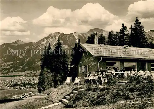 AK / Ansichtskarte Schrattenwang Gaststaette Berghaus am Soeller Allgaeuer Alpen Kat. Oberstdorf