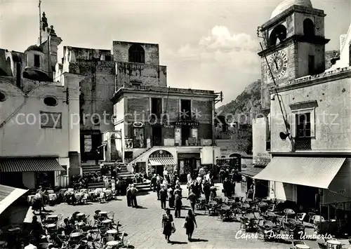 AK / Ansichtskarte Capri Piazza Umberto Kat. Golfo di Napoli