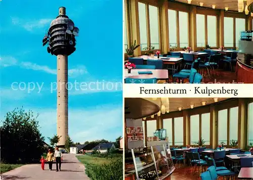 AK / Ansichtskarte Kulpenberg Fernsehturm Turmrestaurant Kat. Bad Frankenhausen