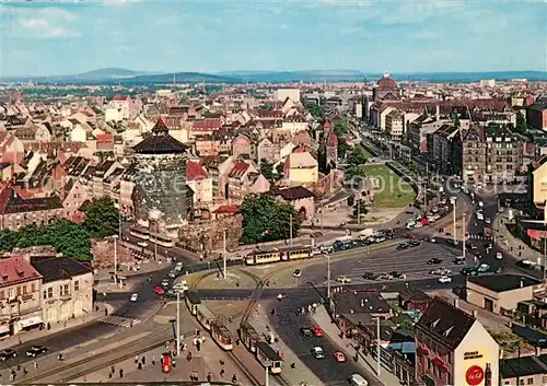 AK / Ansichtskarte Nuernberg Plaerrer mit Spittlertor Turm Kat. Nuernberg