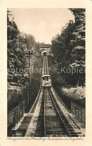 AK / Ansichtskarte Bergbahn Koenigstuhl Heidelberg Endstation  Kat. Bergbahn