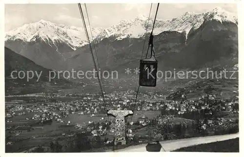 AK / Ansichtskarte Seilbahn Haflinger Meran  Kat. Bahnen