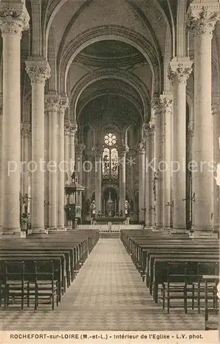 AK / Ansichtskarte Rochefort sur Loire Interieure de l Eglise Kat. Rochefort sur Loire