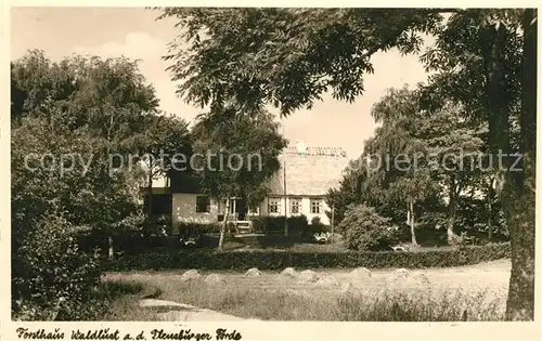 AK / Ansichtskarte Flensburg Forsthaus Waldlust Foerde Kat. Flensburg