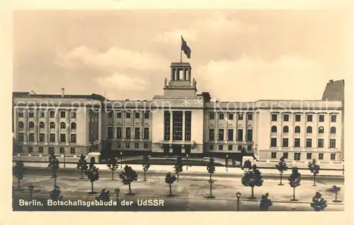 AK / Ansichtskarte Berlin Botschaft der UDSSR Kat. Berlin