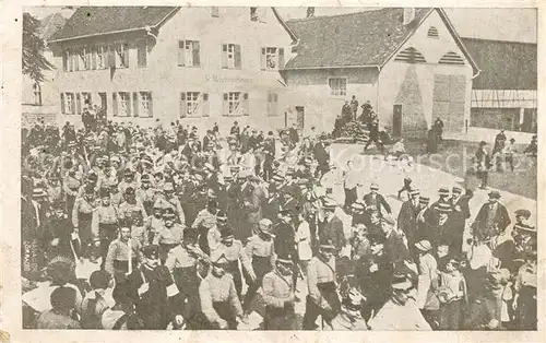 AK / Ansichtskarte Loerrach Kriegsgefangene Franzosen Kat. Loerrach