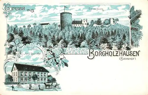 AK / Ansichtskarte Borgholzhausen Ravensburg Gasthaus Bolhoefer Kat. Borgholzhausen
