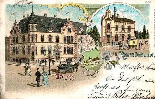 AK / Ansichtskarte Rheindahlen Rathaus Postamt Kat. Moenchengladbach