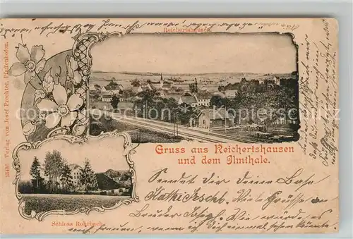 AK / Ansichtskarte Reichertshausen Ilm Schloss Rohrbach Bahnhof Panorama Kat. Reichertshausen