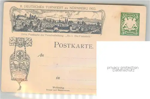AK / Ansichtskarte Nuernberg Einzug der Turner Kat. Nuernberg