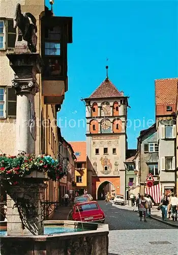 AK / Ansichtskarte Wangen Allgaeu Lindauer Tor Kat. Wangen im Allgaeu