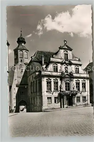 AK / Ansichtskarte Wangen Allgaeu Rathaus Ratsloch Kat. Wangen im Allgaeu