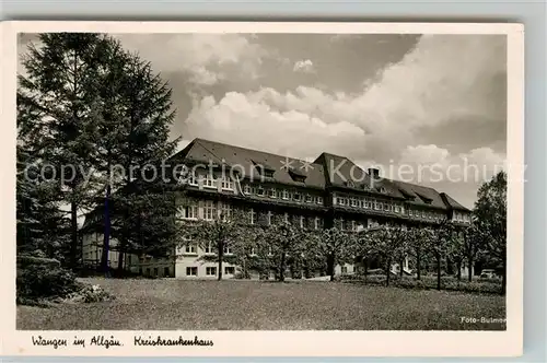 AK / Ansichtskarte Wangen Allgaeu Kreiskrankenhaus Kat. Wangen im Allgaeu