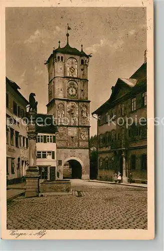 AK / Ansichtskarte Wangen Allgaeu Ravensburger Tor Kat. Wangen im Allgaeu