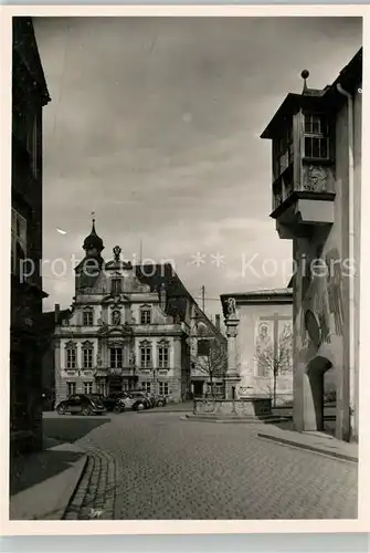 AK / Ansichtskarte Wangen Allgaeu Rathaus Kat. Wangen im Allgaeu