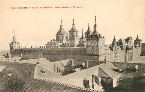 AK / Ansichtskarte San Lorenzo de El Escorial Real Manasterio de El Escorial Cervunal