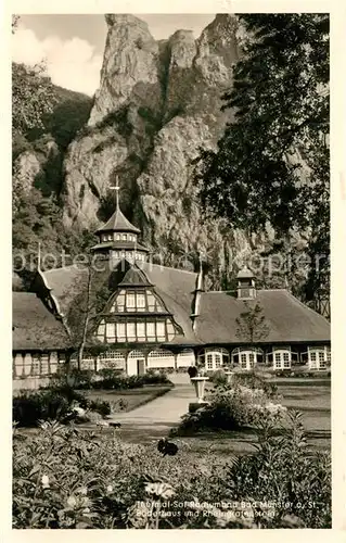 AK / Ansichtskarte Bad Muenster Stein Ebernburg Baederhaus Rheingrafenstein Kat. Bad Muenster am Stein Ebernburg