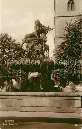 AK / Ansichtskarte Detmold Donopbrunnen Kat. Detmold