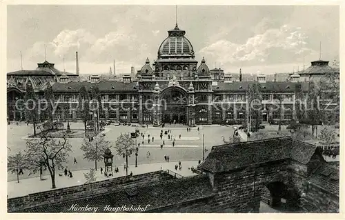 AK / Ansichtskarte Nuernberg Hauptbahnhof Kat. Nuernberg