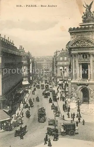 AK / Ansichtskarte Paris Rue Auber Kat. Paris