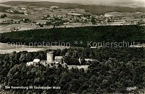 AK / Ansichtskarte Burg Ravensburg Teutoburger Wald Fliegeraufnahme Kat. Borgholzhausen