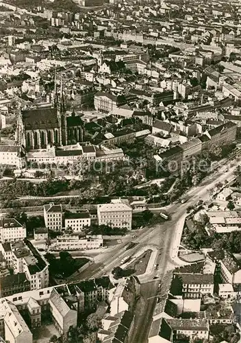 AK / Ansichtskarte Brno Bruenn Historische Stadtmitte Fliegeraufnahme Kat. Brno