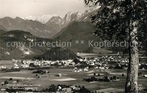 AK / Ansichtskarte Golling Salzach Panorama Luftkurort mit Dachsteingebirge Kat. Golling an der Salzach