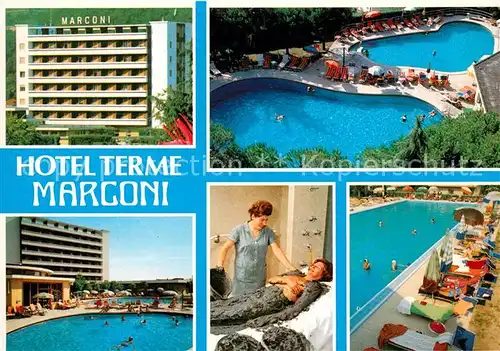 AK / Ansichtskarte Montegrotto Terme Hotel Terme Marconi Swimmingpool Moorbad Kat. 