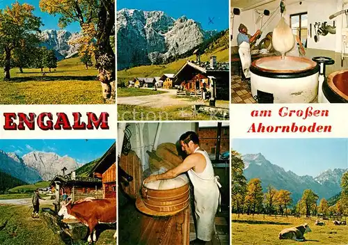 AK / Ansichtskarte Eng Hinterriss Tirol Engalm am Grossen Ahornboden Kaeserei