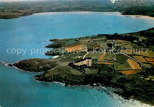 AK / Ansichtskarte Plestin les Greves Vue aerienne Pointe de lAmorique et Baie de Saint Efflam Kat. Plestin les Greves