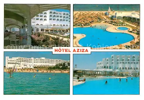 AK / Ansichtskarte Hammamet Hotel Aziza Strand Swimmingpool Kat. Tunesien