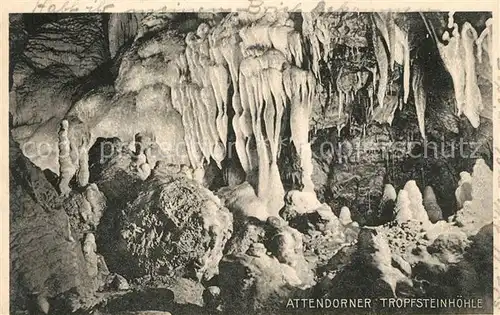 AK / Ansichtskarte Hoehlen Caves Grottes Tropfsteinhoehle Attendorn  Kat. Berge