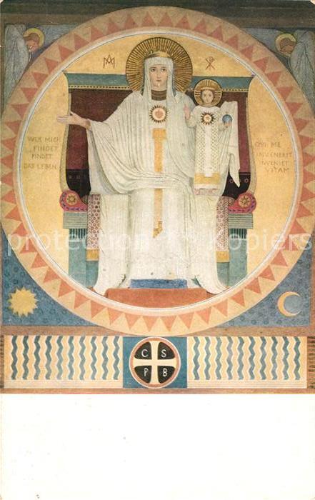 AK / Ansichtskarte Religion Madonna der Vorhalle St. Mauruskapelle