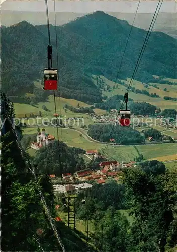 AK / Ansichtskarte Seilbahn Kampenwand Schloss Hohenaschau Kat. Bahnen