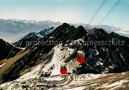 AK / Ansichtskarte Seilbahn Pic du Midi de Bigorre Col du Tourmalet  Kat. Bahnen