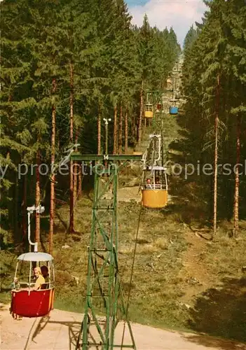 AK / Ansichtskarte Seilbahn Wurmberg Braunlage Kat. Bahnen