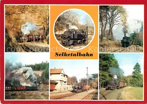 AK / Ansichtskarte Lokomotive Selketalbahn Bahnhof Alexisbad Strassberg  Kat. Eisenbahn