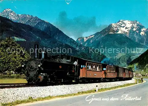 AK / Ansichtskarte Lokomotive Zillertalbahn Gruenberg  Kat. Eisenbahn