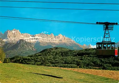 AK / Ansichtskarte Seilbahn Bolzano Funivia del Renon Catinaccio  Kat. Bahnen