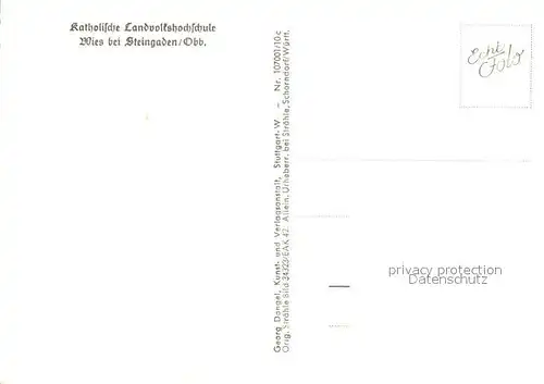 AK / Ansichtskarte Steingaden Oberbayern Fliegeraufnahme Wallfahrtskirche Wies Kat. Steingaden