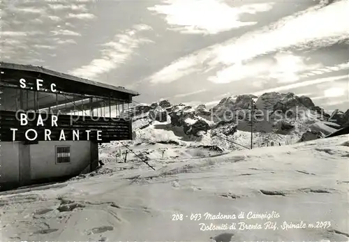 AK / Ansichtskarte Madonna di Campiglio Bar Torante Kat. 