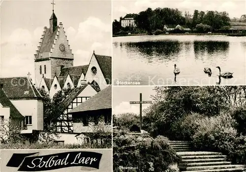 AK / Ansichtskarte Bad Laer Ehrenmal Glockensee  Kat. Bad Laer