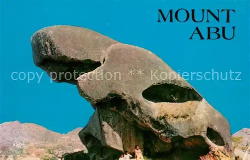 AK / Ansichtskarte Mount Abu Toad Rock Kat. Mount Abu