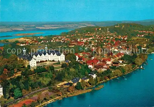 AK / Ansichtskarte Ploen See Schloss Naturpark Holsteinische Schweiz Fliegeraufnahme Kat. Ploen